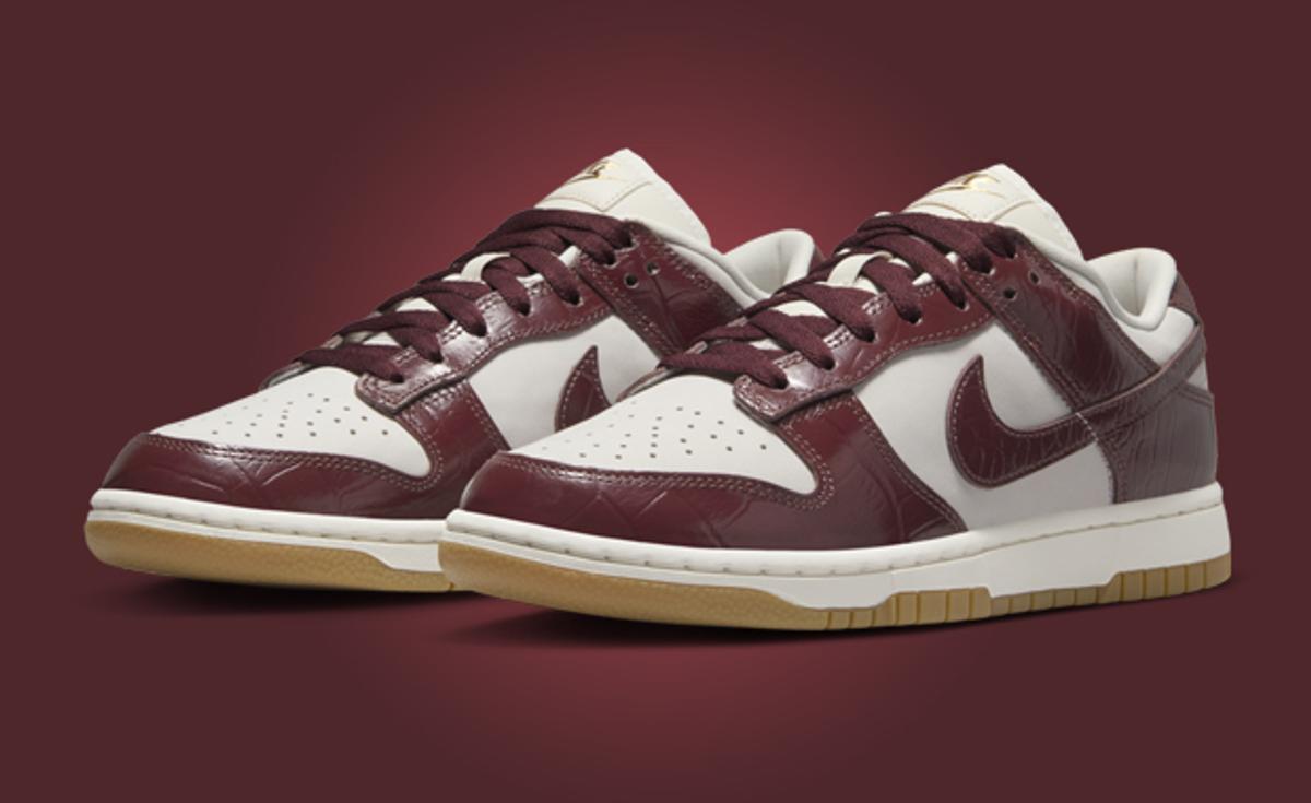 The Nike Dunk Low LX Lux Grandma Dark Team Red Releases April 2024