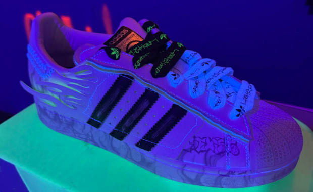 Hellstar x adidas Superstar White