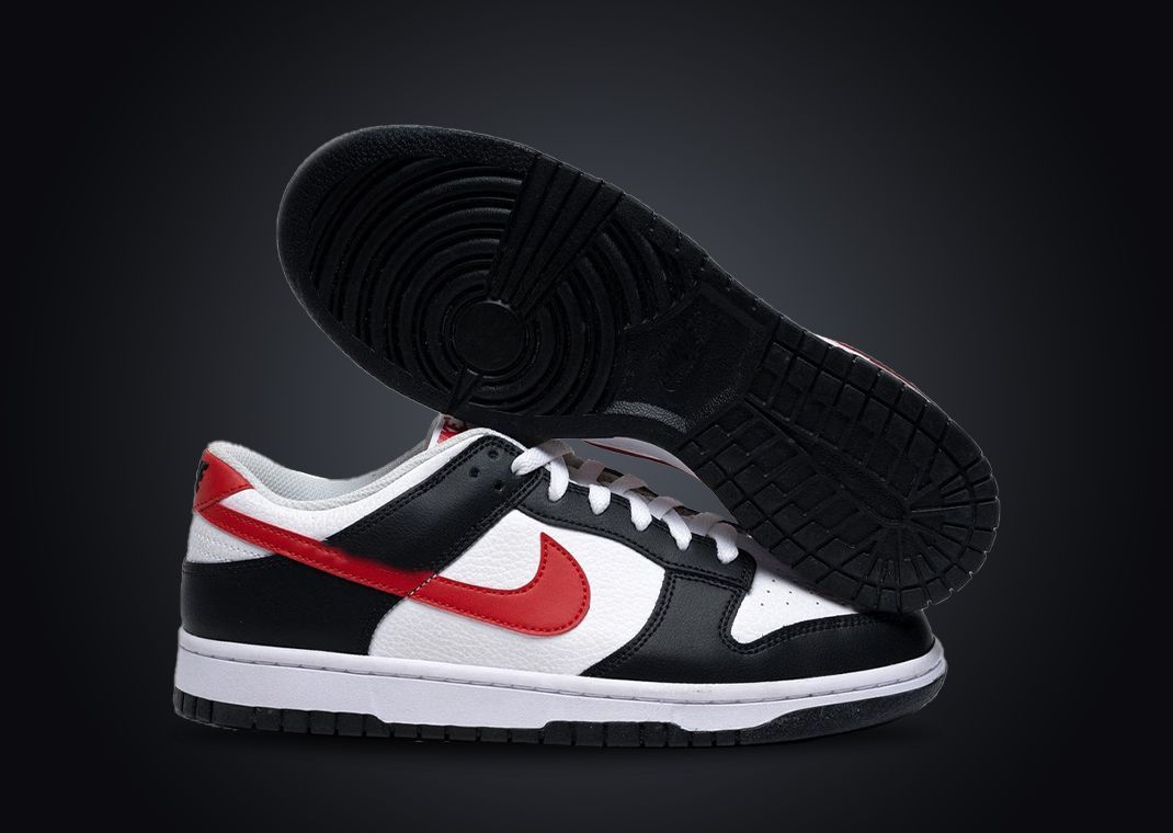 red white and black dunks