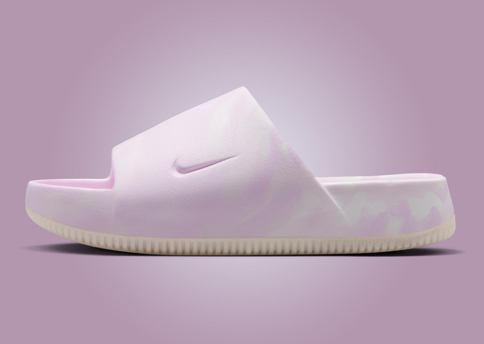 Nike Calm Slide SE Pink Foam (W) Lateral