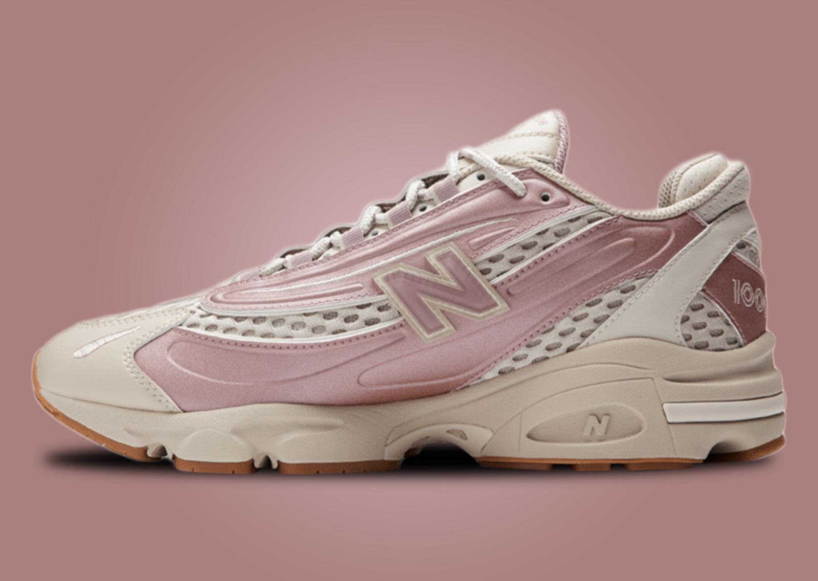 Joe Freshgoods x New Balance 1000 Pink Mink Medial