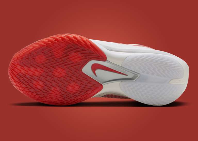 Nike GT Cut 3 Summit White Picante Red Outsole
