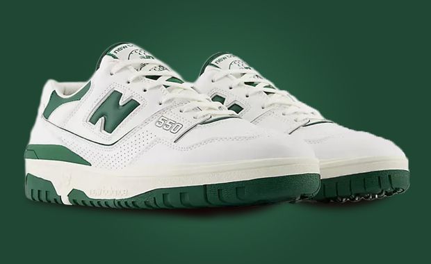 New Balance 550 Golf SL White Green - MG550WG Raffles