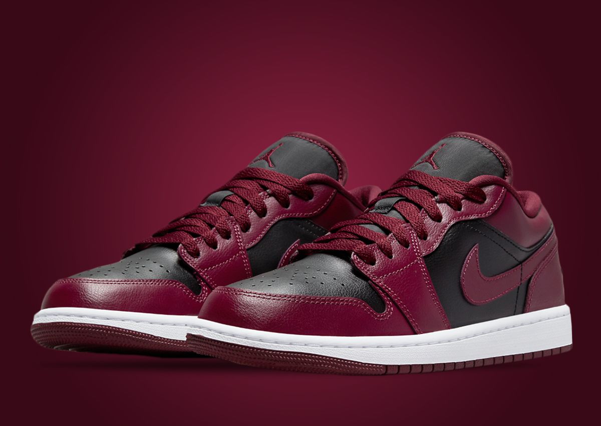 Jordan 1 low maroon white Clearance