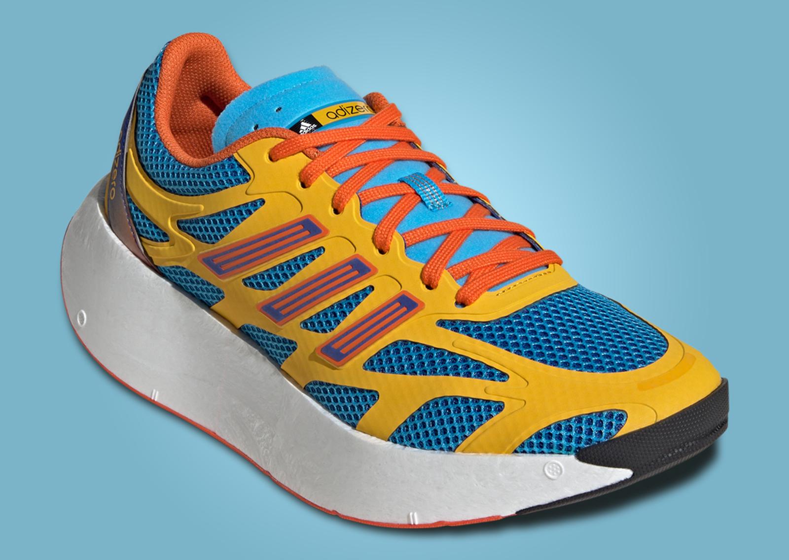 adidas Adizero Aruku Sky Rush Orange Angle