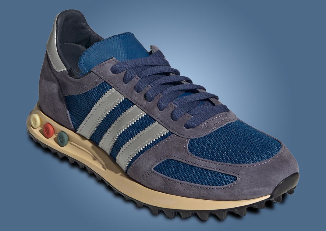 adidas LA Trainer ネイビー adidas La Trainer Originals Blue Navy Trainers Retro Shoes
