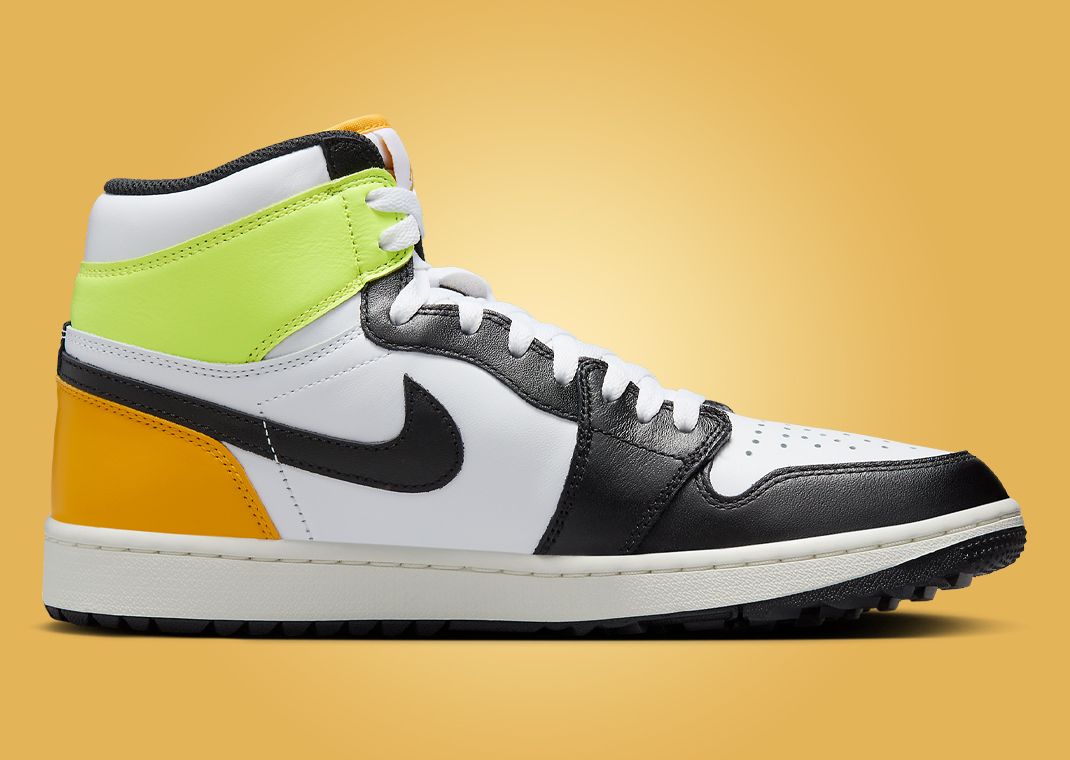 The Air Jordan 1 High Golf Volt Gold Releases September 2024 display picture 1