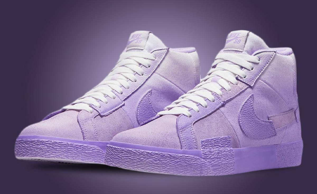 This Nike SB Zoom Blazer Mid Is Drenched In Lilac