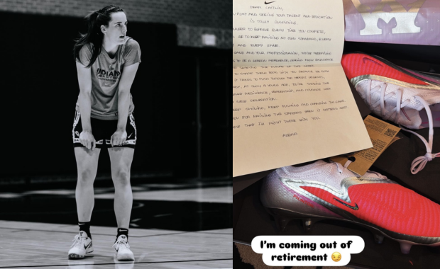 Caitlin Clark Gifted Nike Phantom 6 Low Elite by Alexia Putellas