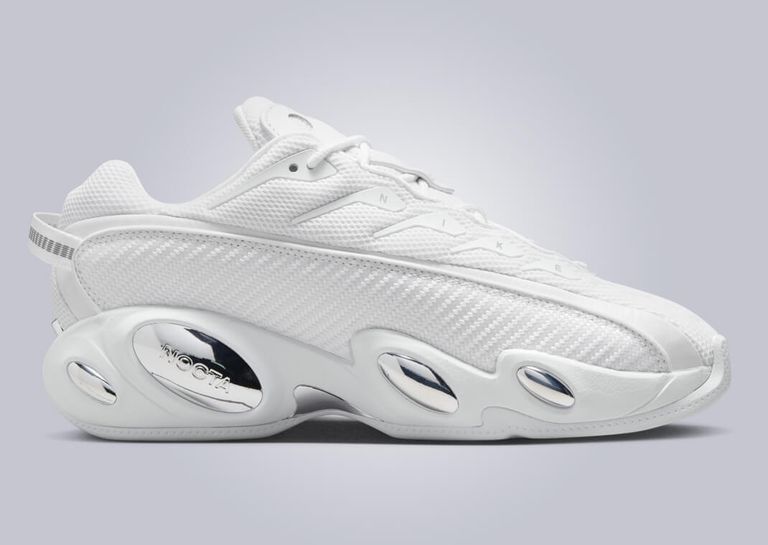Drake's Nike NOCTA Glide White Chrome Releases October 2023
