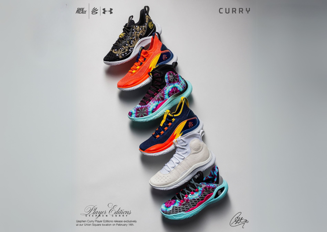 Steph Curry and Curry Brand Are Launching Six PE Sneakers