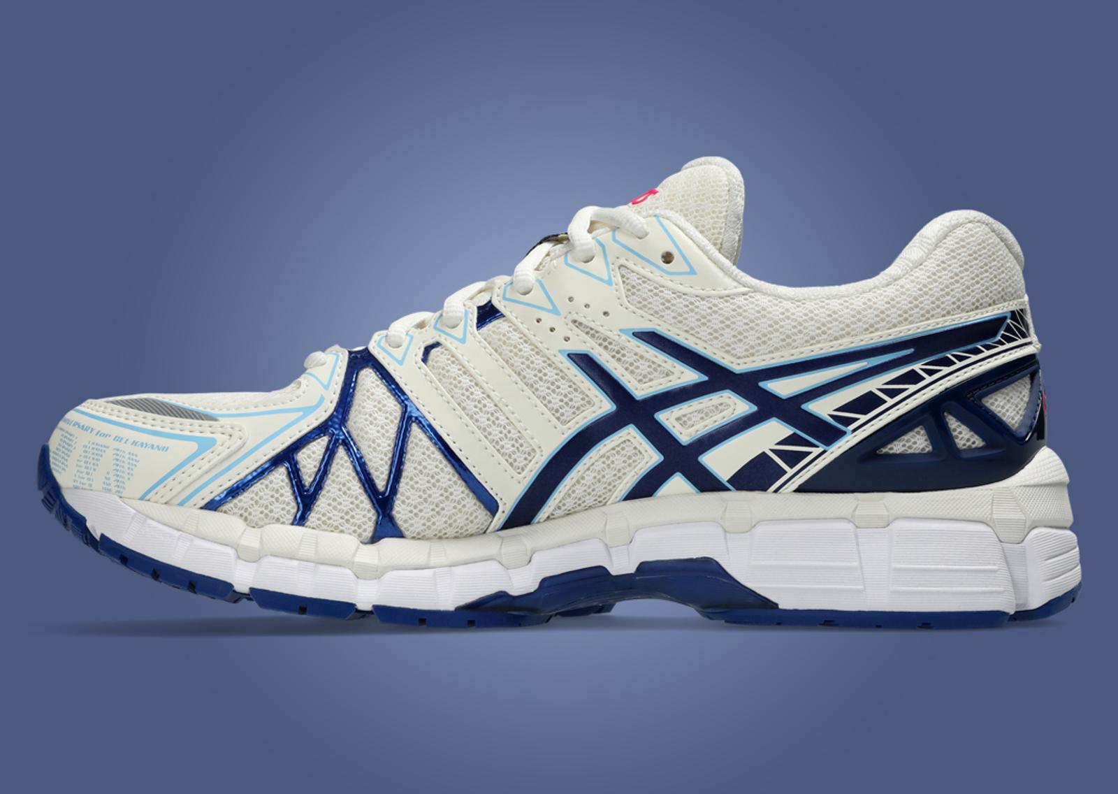 Asics Gel-Kayano 20 Cream Blue Medial