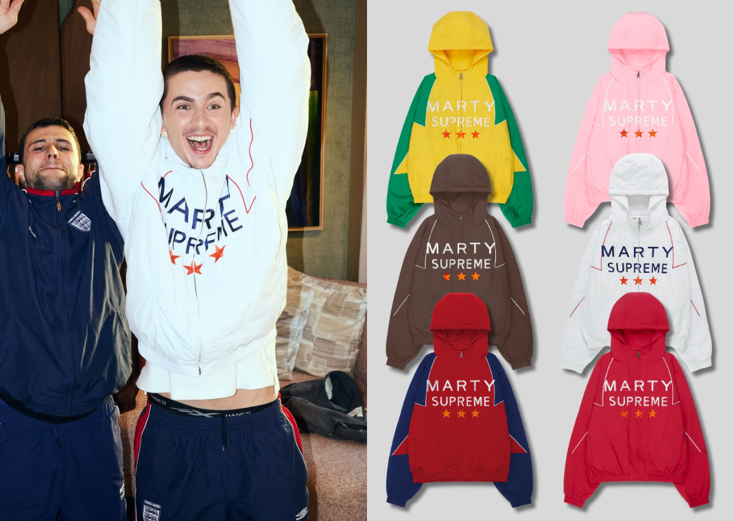 NAHMIAS x Marty Supreme ジャケット S 新品未開封 NAHMIAS x Marty Supreme A24 Classic Warm Up Jacket Black Men's - US