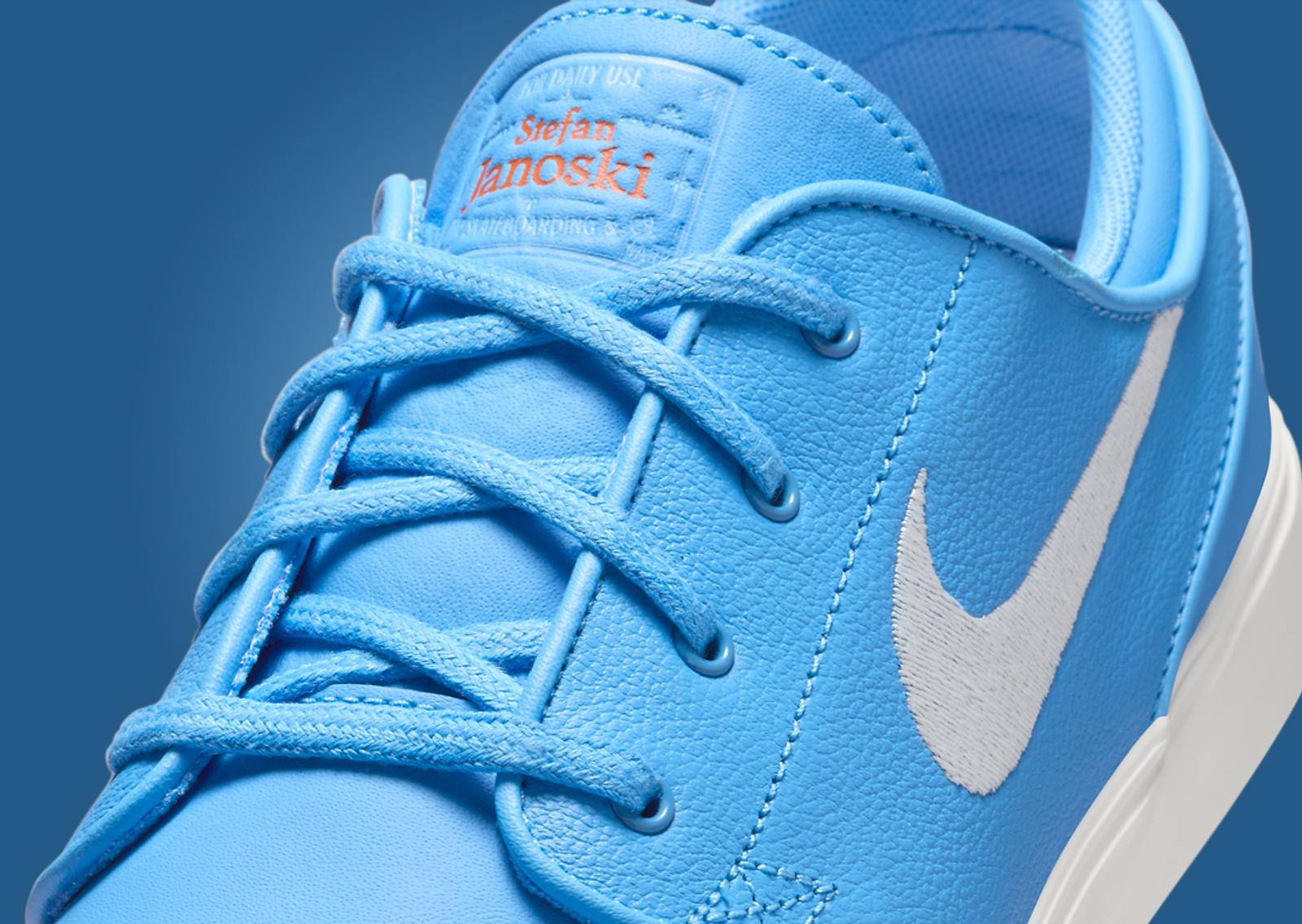 Nike SB Zoom Janoski OG+ ISO University Blue Tongue Detail