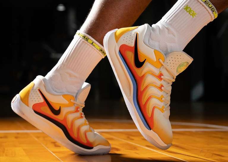 Nike KD 17 Sunrise Lateral On-Foot