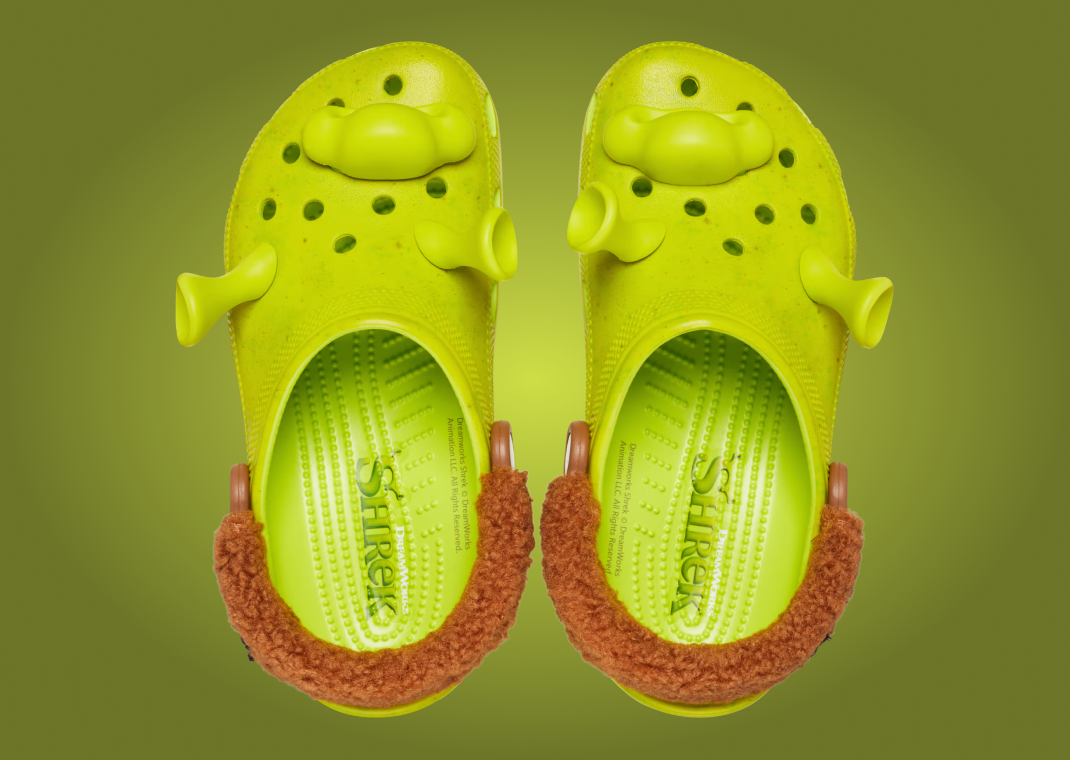 DreamWorks Shrek Crocs Classic Clog Men's Size 13 Ogre Green