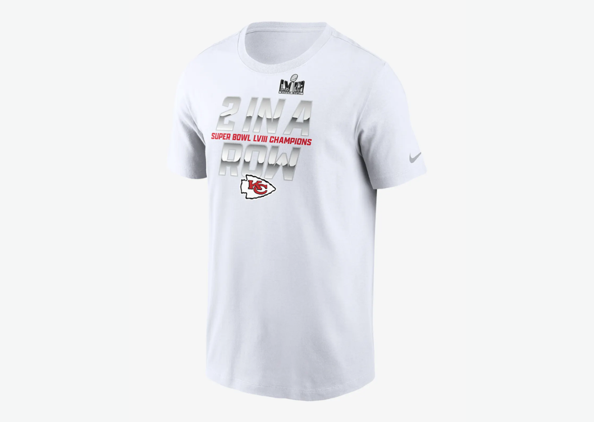 Kansas City Chiefs Super Bowl LVIII Champions 2 in a Row Front