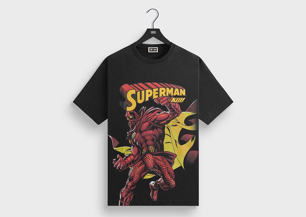 ☆ KITH x SUPERMAN ‘Kryptonite’ コラボスウェット ☆ Superman | Kith Kryptonite Nelson Crewneck - Black