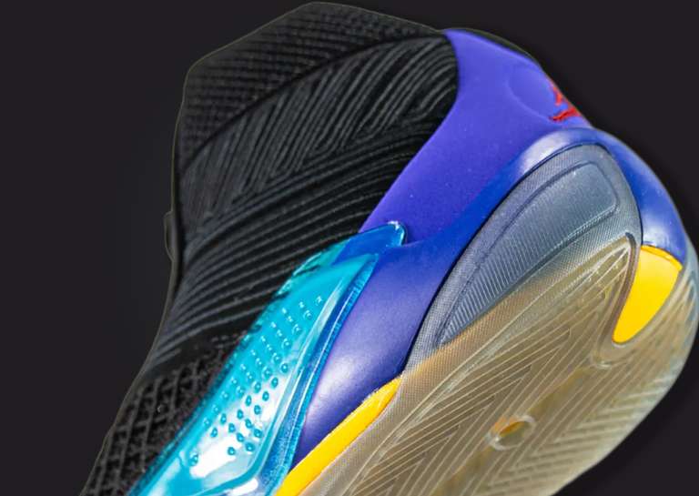 Air Jordan 38 Aqua Heel Detail