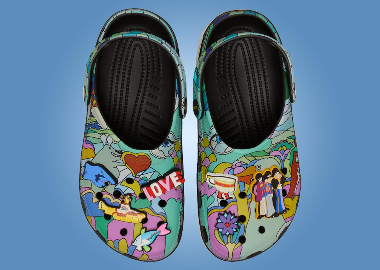 The Beatles x Crocs Classic Clog Pepperland Top