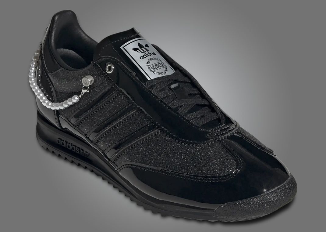 The adidas SL 72 OG Core Black is Accented by Pearls