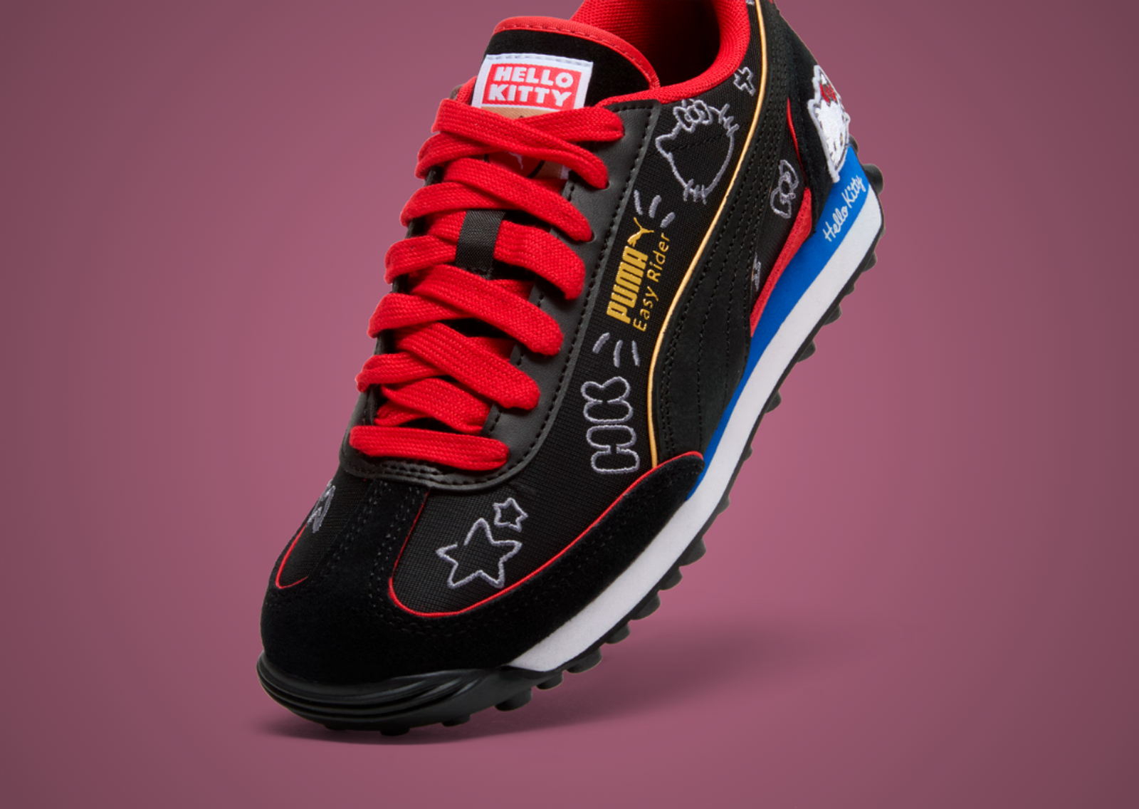 Hello Kitty x Puma Easy Rider Black (W) Toe