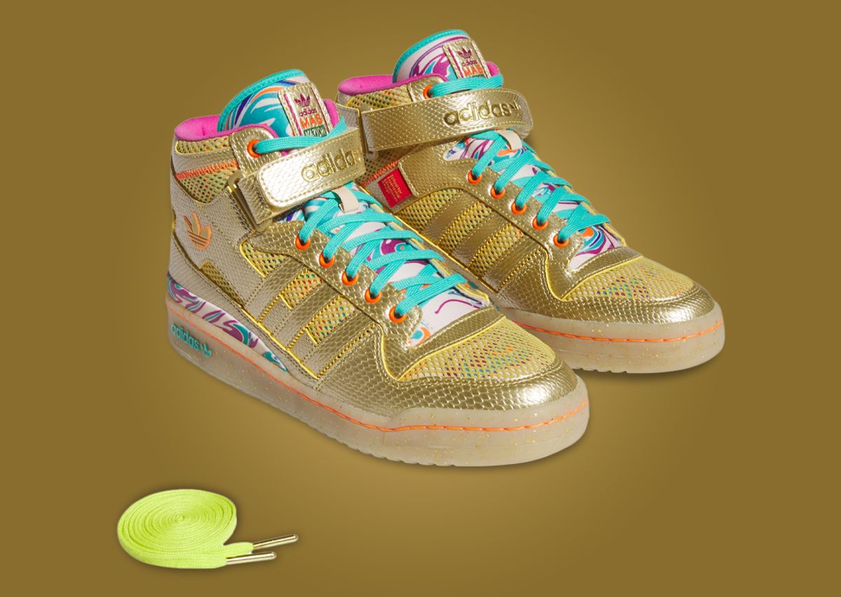 adidas Forum Mid Carnival Angle With Laces