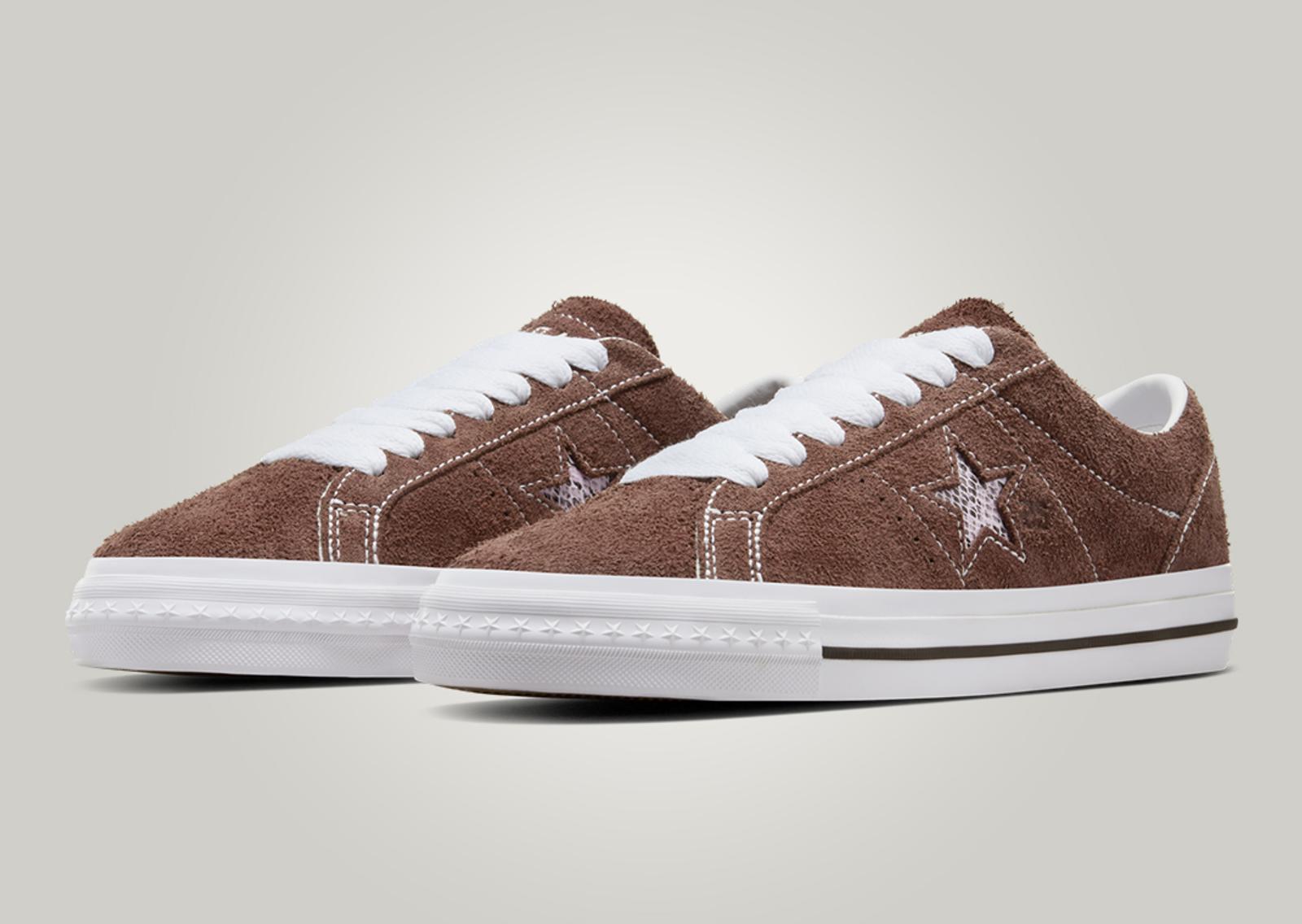 Quartersnacks x Converse One Star Pro Ox Brown Angle