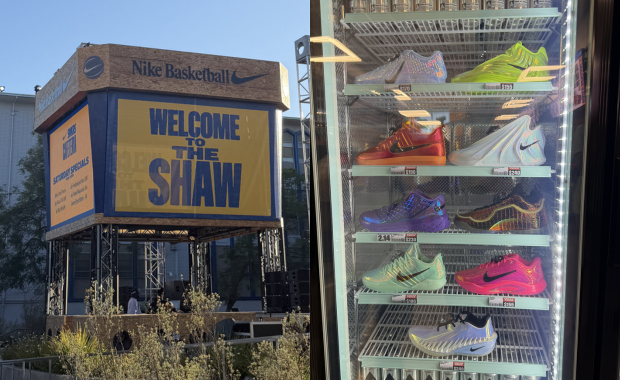 Nike's The Shaw pop-up, which featured the entire All-Star Warning Label Pack