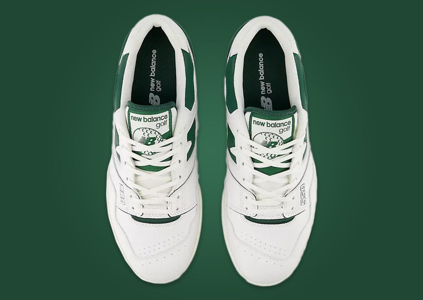 New Balance 550 Golf SL White Green Top