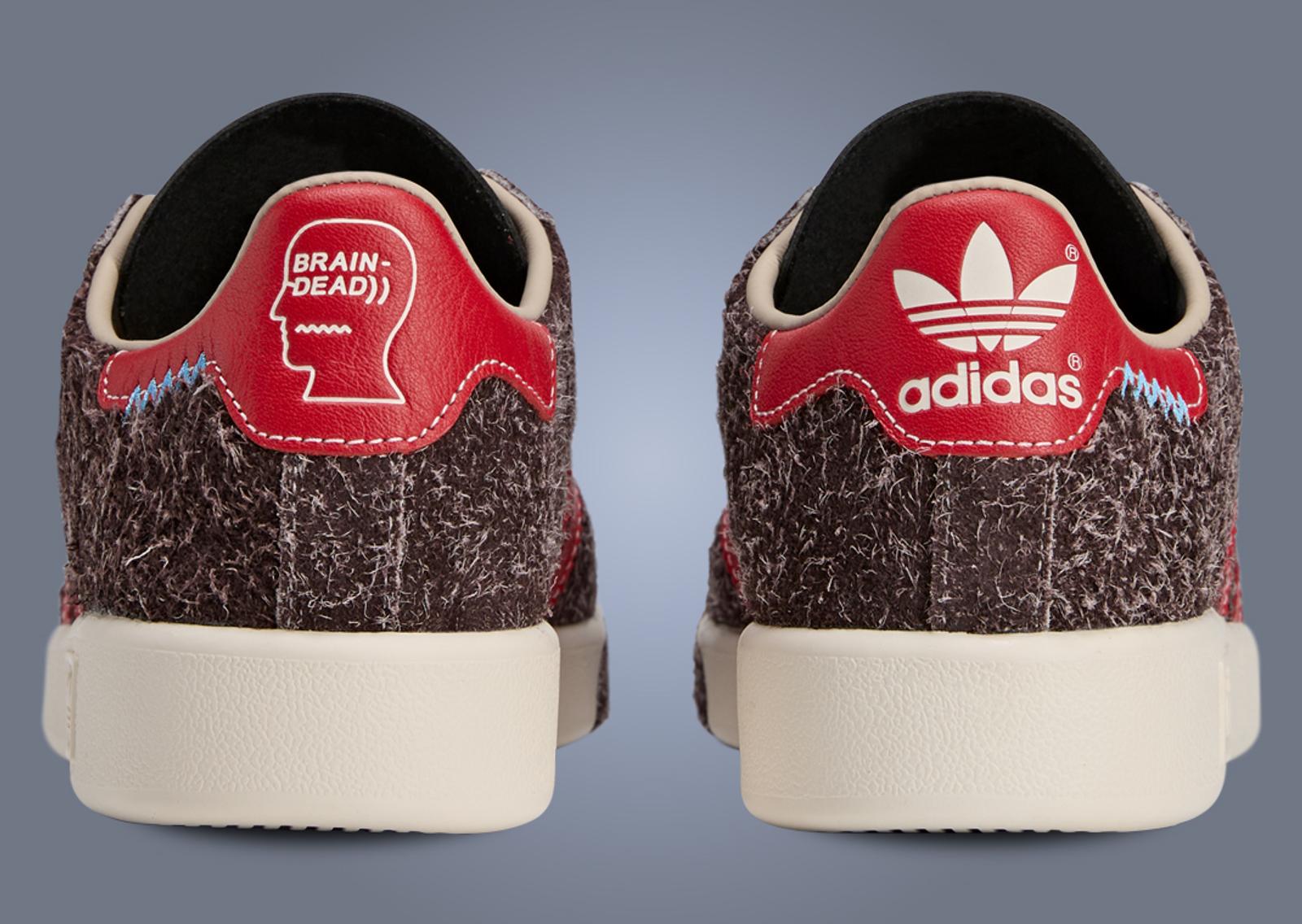 Brain Dead x adidas Forest Hills Shadow Brown Heel Detail