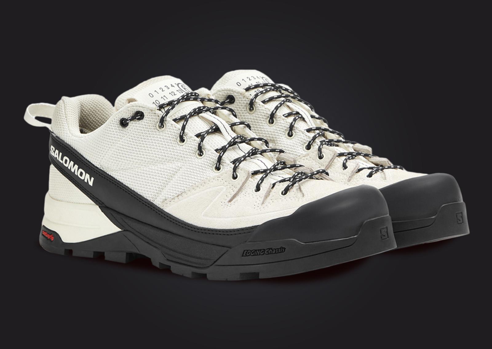 Maison Margiela MM6 x Salomon X-ALP Black White Angle