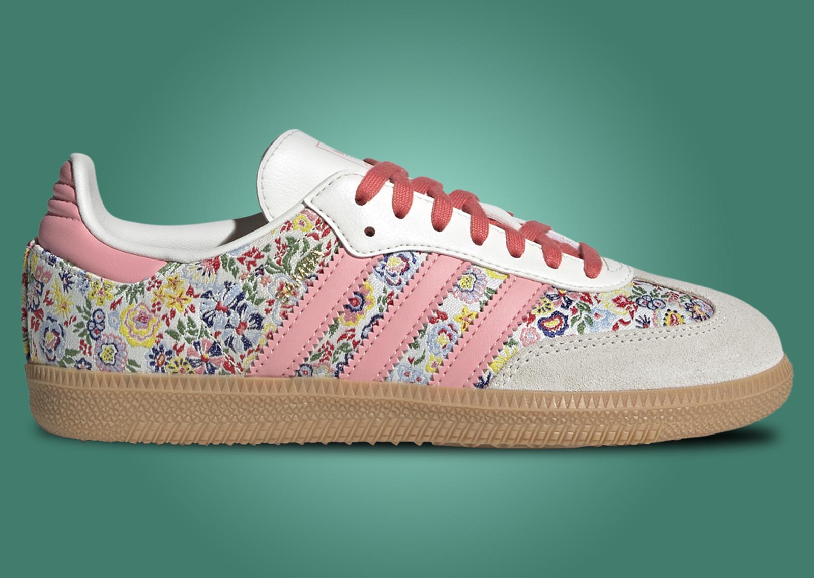 Liberty London x adidas Samba OG (GS) Lateral