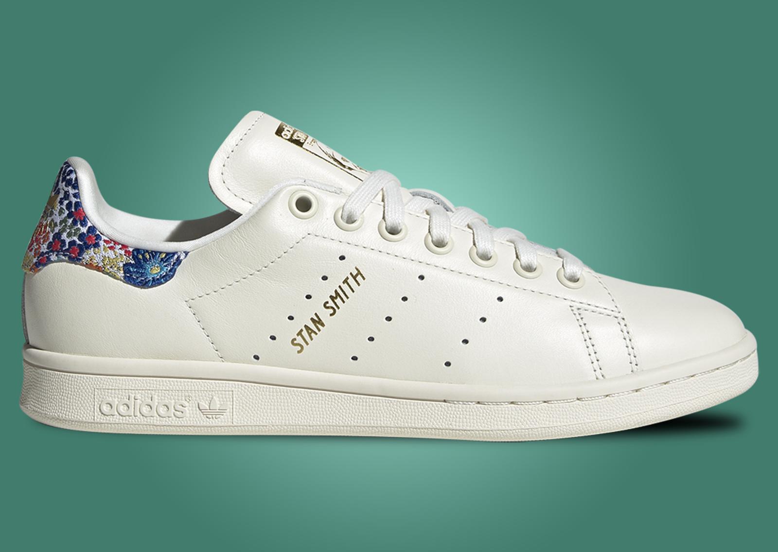 Liberty London x adidas Stan Smith Off White (W) Lateral