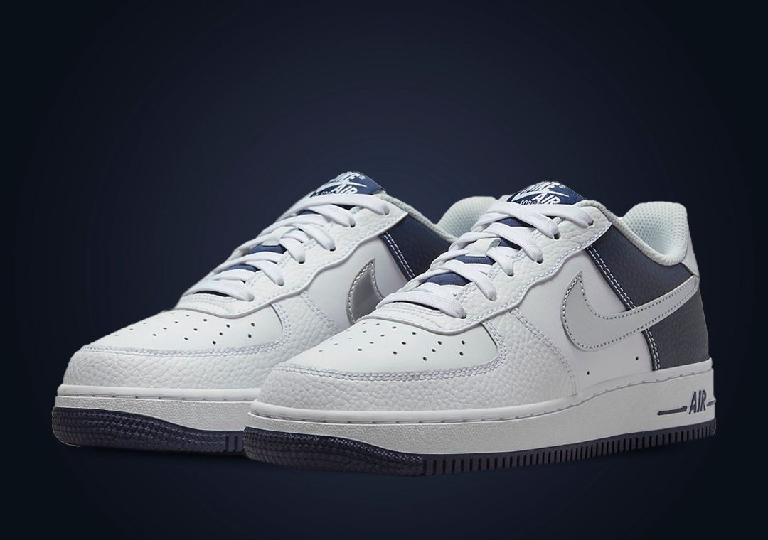 Blue and silver store air force 1