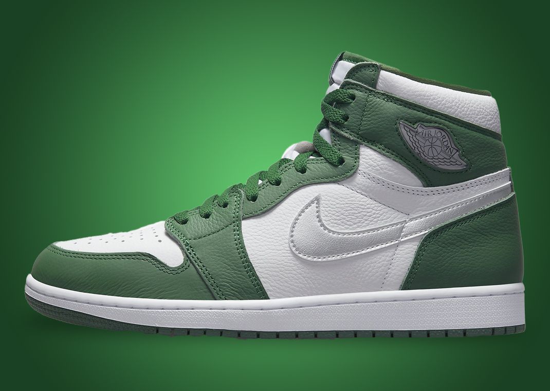 Official Look Air Jordan 1 High Gorge Green