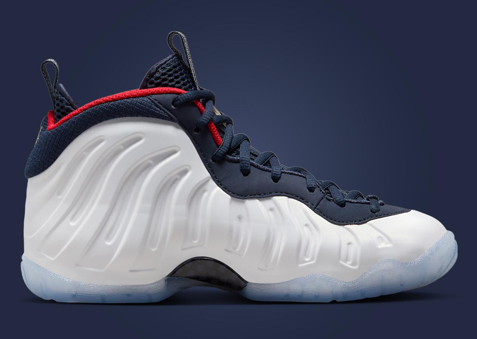 Nike Air Foamposite One Olympic (GS) Medial