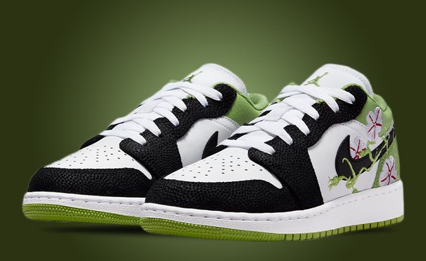 Black and outlet neon green jordans