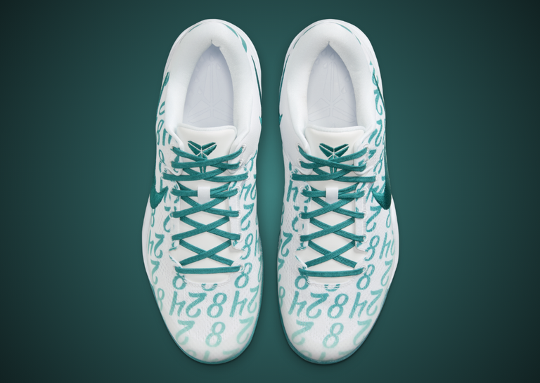 Nike Kobe 8 Protro White Radiant Emerald Top