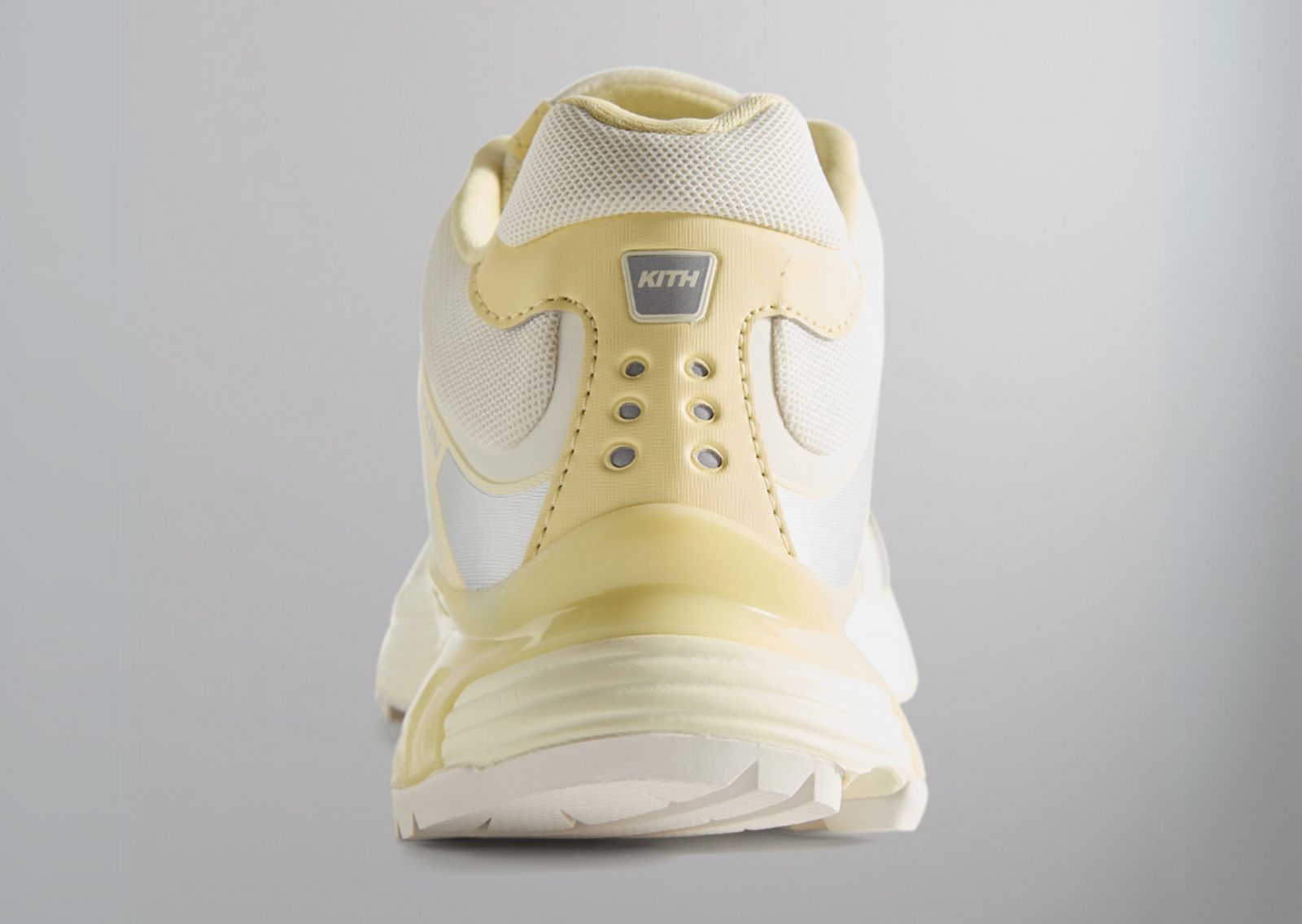 Kith x Salomon XT-Whisper Vanilla Transparent Yellow Heel