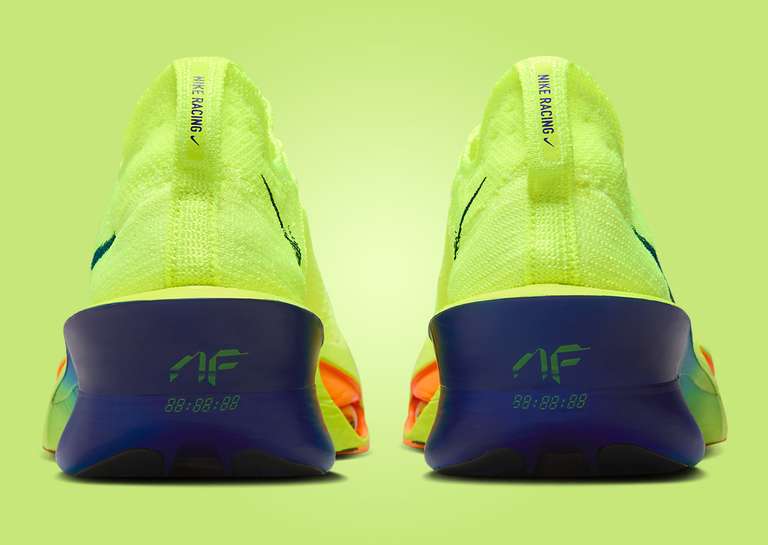Nike Air Zoom Alphafly NEXT% 3 Volt Heel
