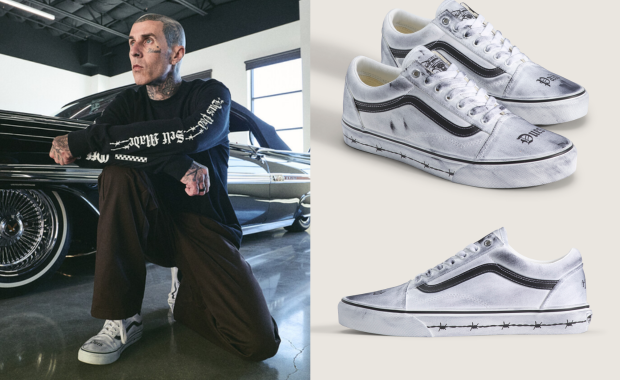 Travis Barker x Vans Old Skool White
