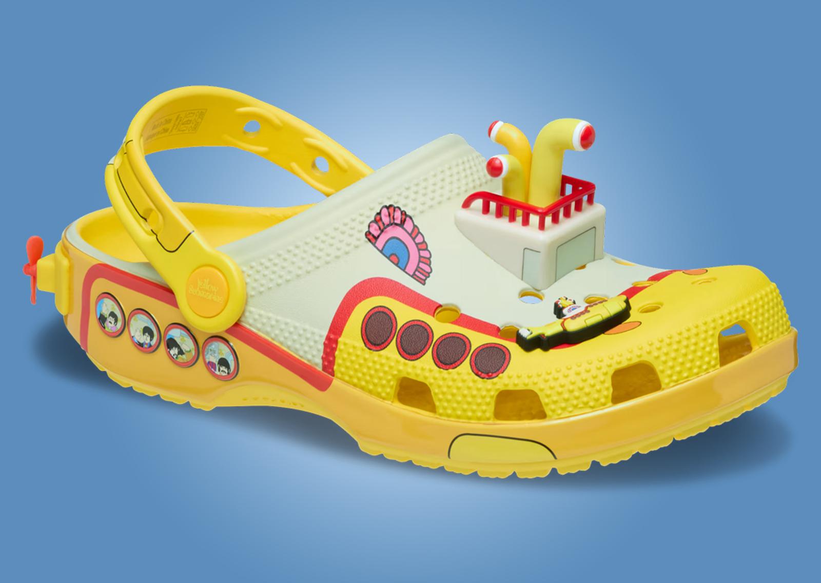 The Beatles x Crocs Classic Clog Yellow Submarine Angle