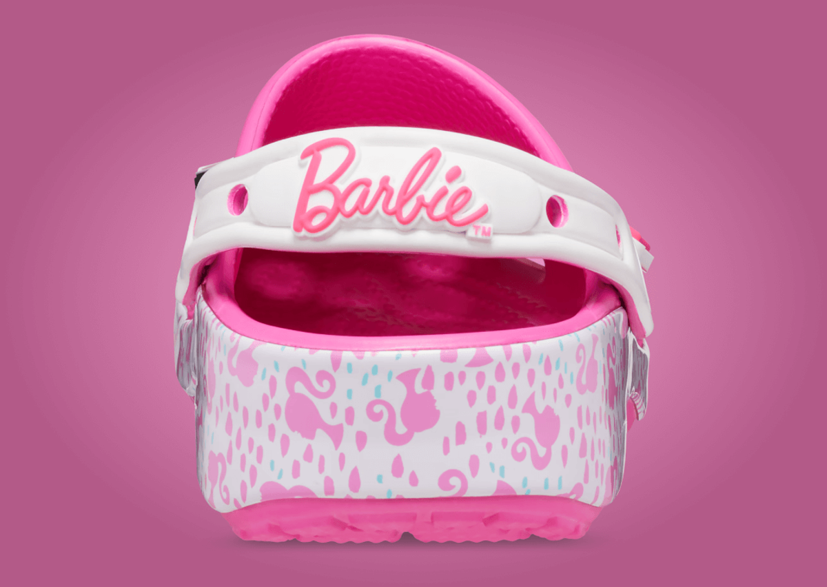 Mattel, Other, Barbie Crocs Mattel Jibbitz Croc Charms Pink White Barbie  Doll Profile Set Of 2