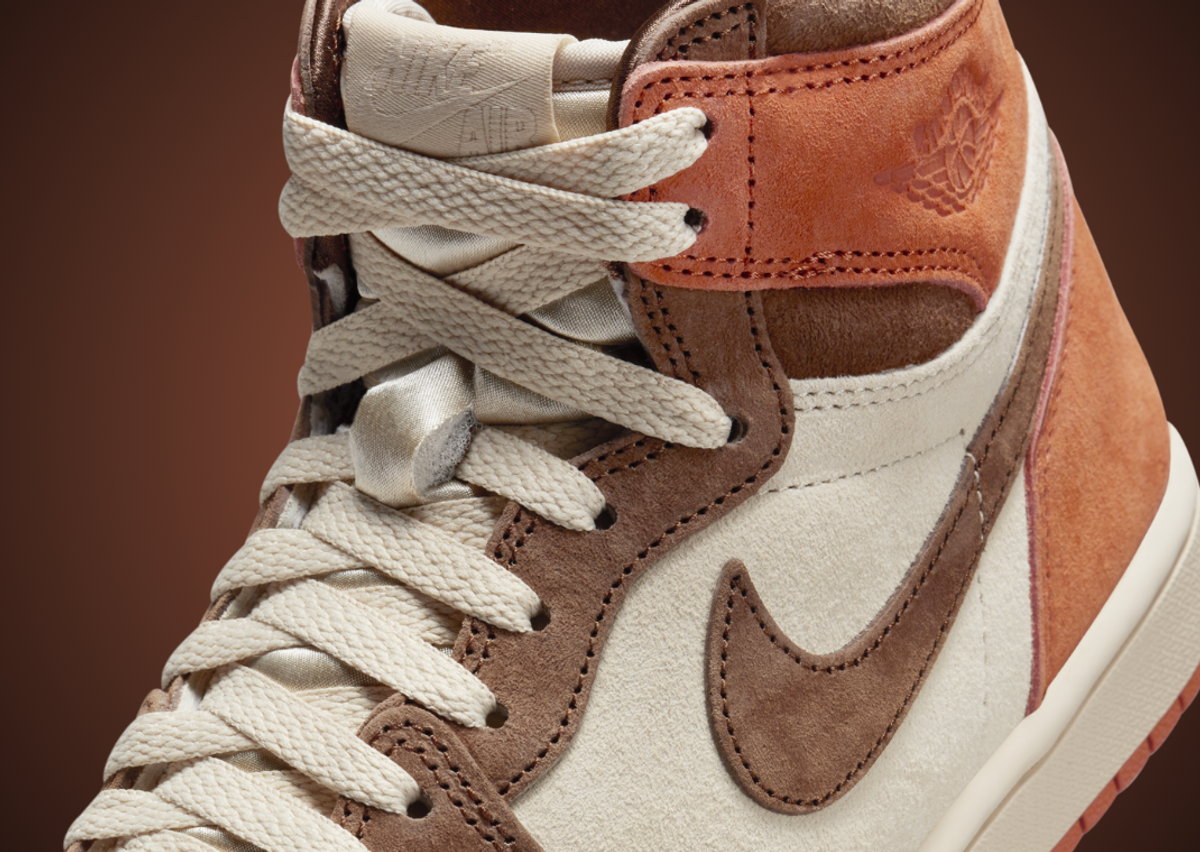 Air Jordan 1 Retro High OG SP Dusted Clay (W) Midfoot Detail