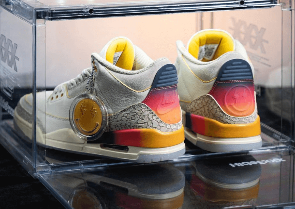 The J Balvin x Air Jordan 3 Medellín Sunset Takes Us To Colombia - The Drop  Date