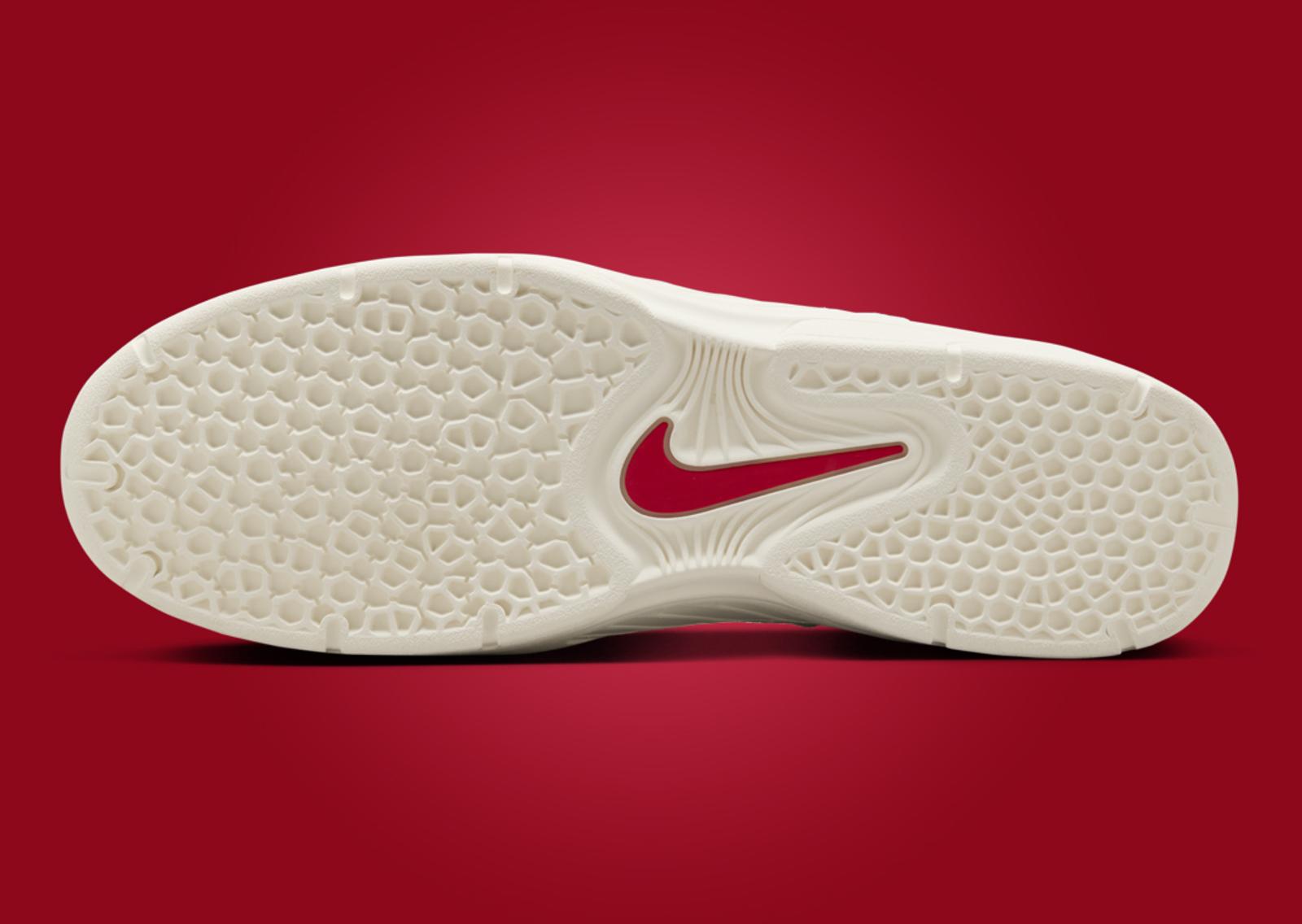 Nike SB Vertebrae Summit White University Red Outsole