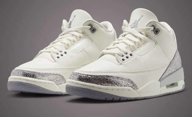 Air Jordan 3 Retro Sail Metallic Silver (W)