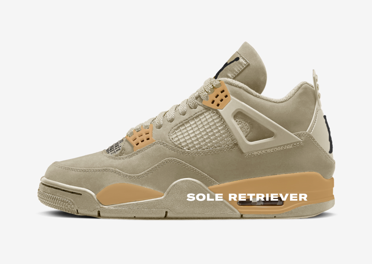 A New (Gilded) Air Jordan 4 Sail Is Rumored for 2024