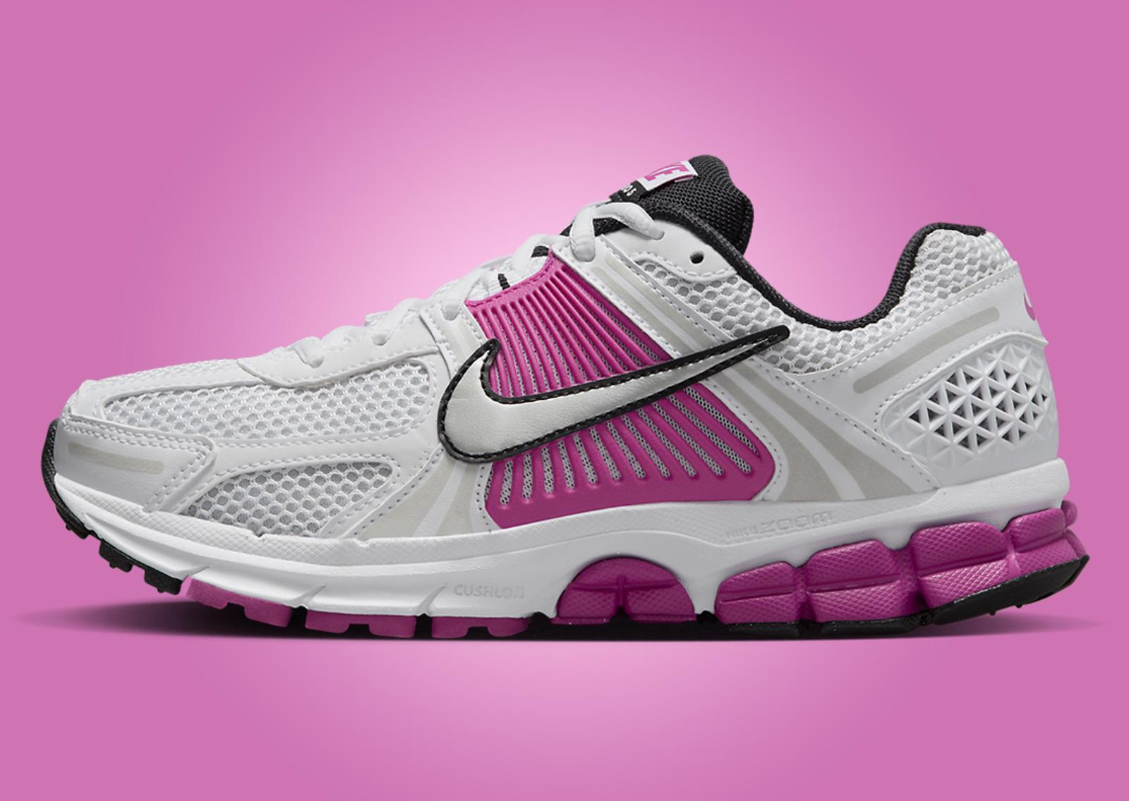 Nike Zoom Vomero 5 White Hot Fuchsia (W) Lateral